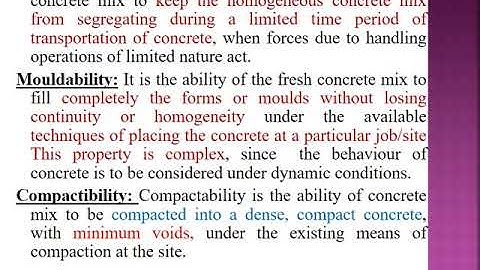 Module 2: Workability and measurement of workability - PART I