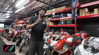 SHOP WALK: Bimota Tesi 3D, SB8K RedBro | Honda RC51, VF750F