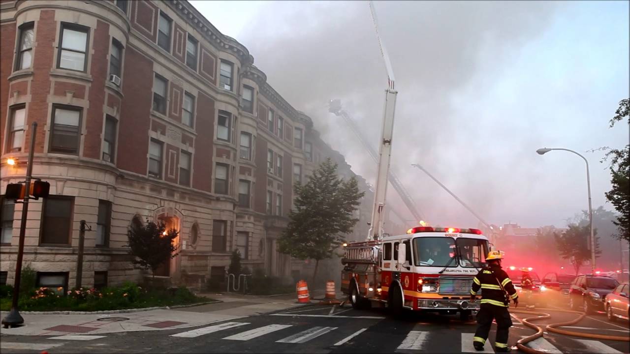 Philadelphia 3 alarm apartment building fire YouTube