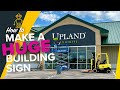 How to make a huge building sign