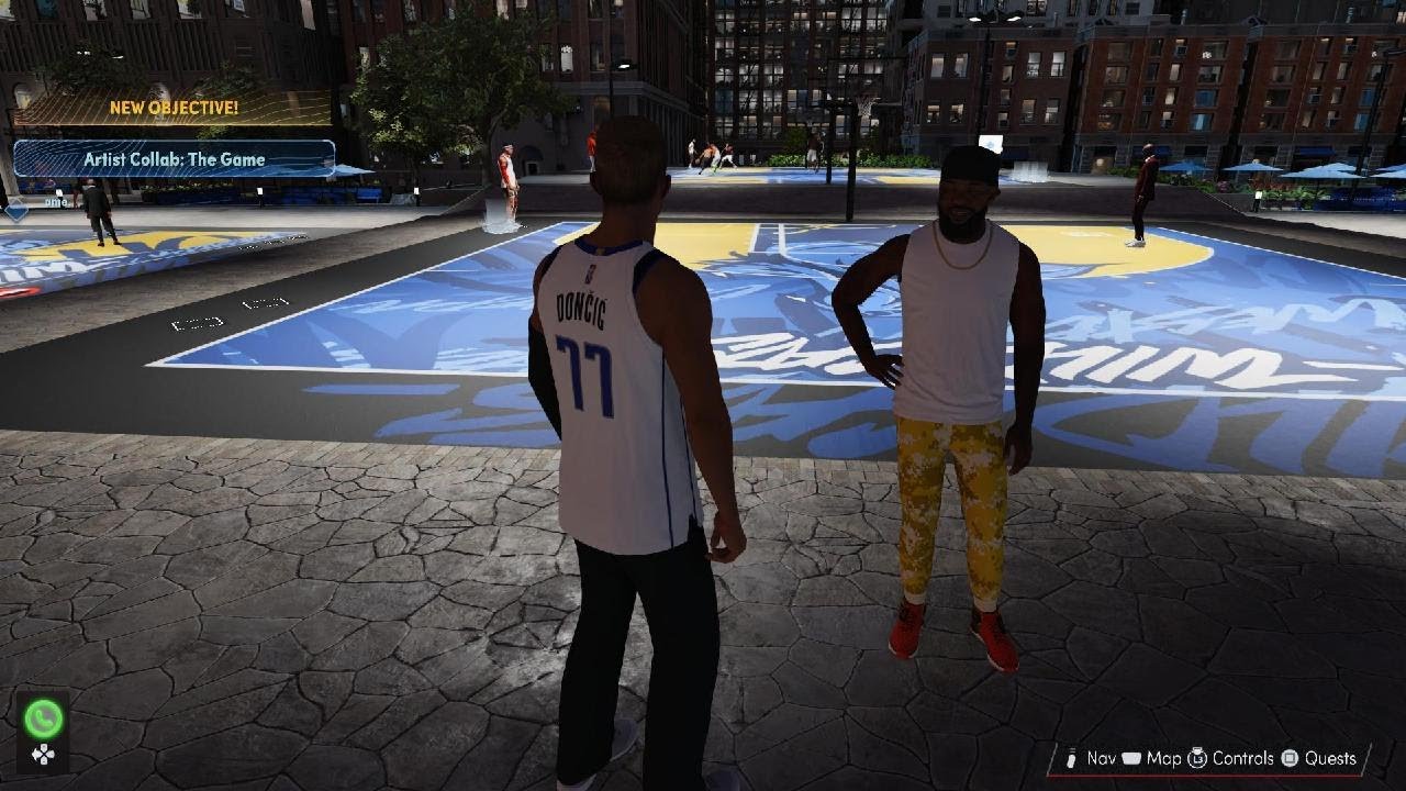 NBA 2K22 - bust a move for The Game - L2 + RS up - YouTube