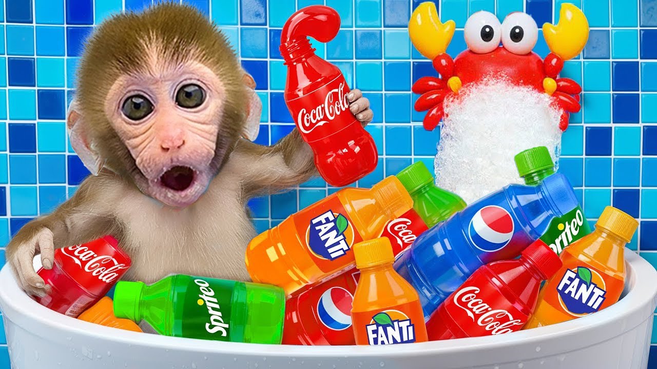 Bebé Mono GoGo Prepara Helados De Arcoíris Con La Magia! 🌈🍦 - Gogo ESP