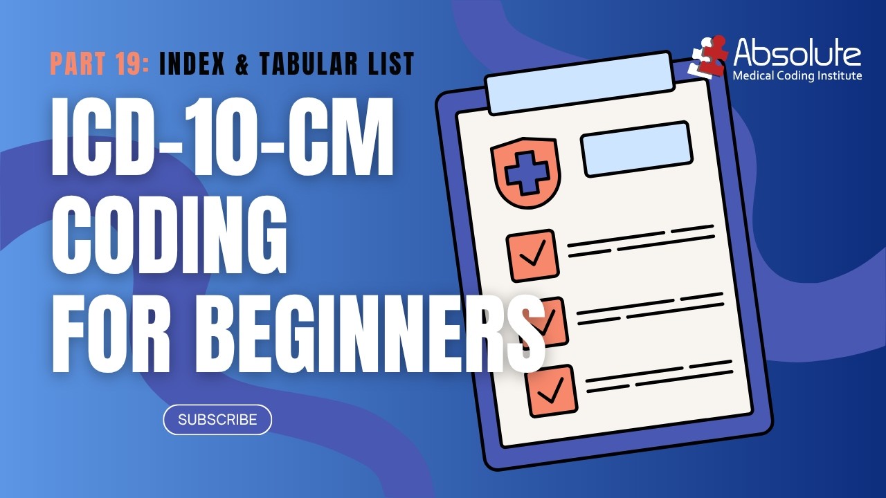 ICD-10-CM A.1 - The Alphabetic Index and Tabular List - YouTube