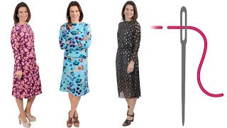 DIY Kleid nähen - Zierstoff Schnittmuster 