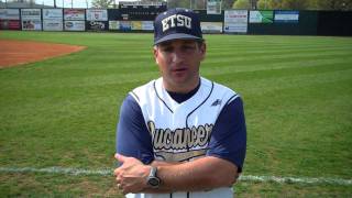 ETSU Baseball: Tony Skole interview (Lipscomb 4/10/11)