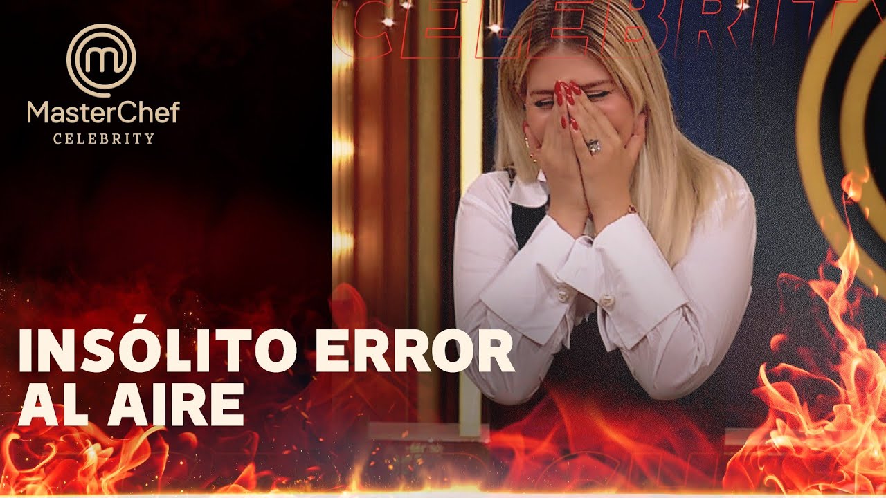 Wanda Nara se olvidó del huevo en un insólito error al aire - Masterchef Celebrity