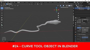 Curve Tool Bezier Curve In blender #24 | Blender Complete Course For Beginners In Urdu/Hindi