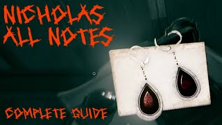 All Nicholas Notes Guide and Location | THE BEAST INSIDE