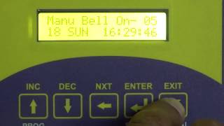 Automatic Bell Timer with traditional Gong Bell Sound ( Audio Output) - Micro Controls- SBELL 8012.