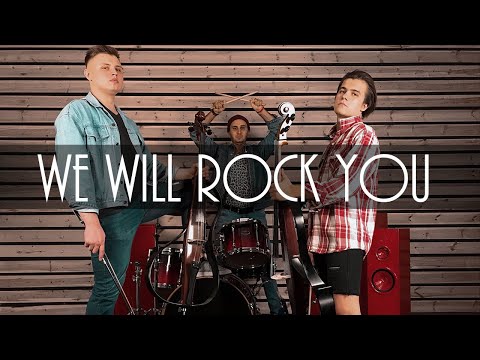 Queen - We will rock you (cello cover by Tchaikovsky trio) (bohemian rhapsody)