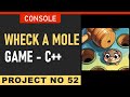 Whack a Mole Game in C++ | Fun Console Game Project for Beginners | Full Code Tutorial