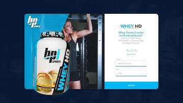 Web Design Speed Art - Product Page in Adobe Xd