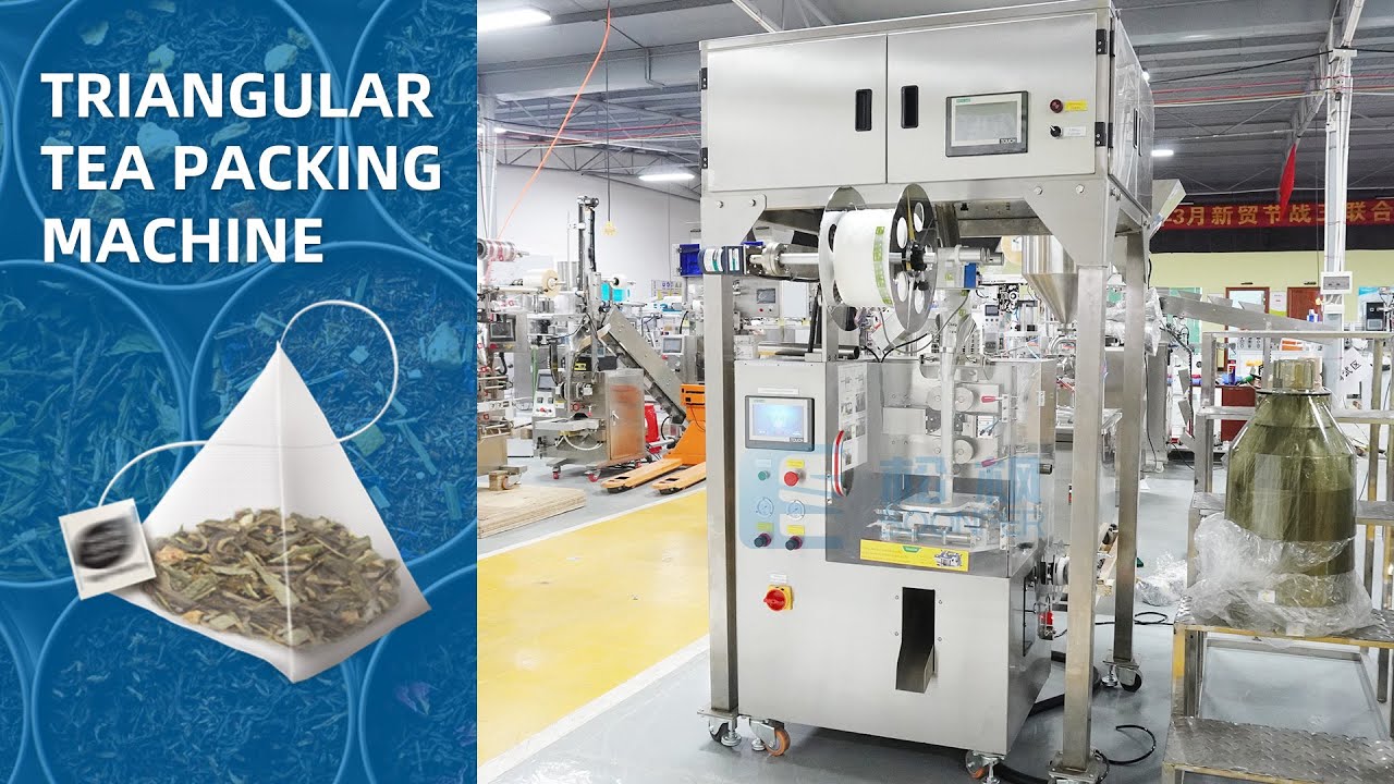 Triangle tea bag, automatic high-speed tea bag packaging machine, green ...