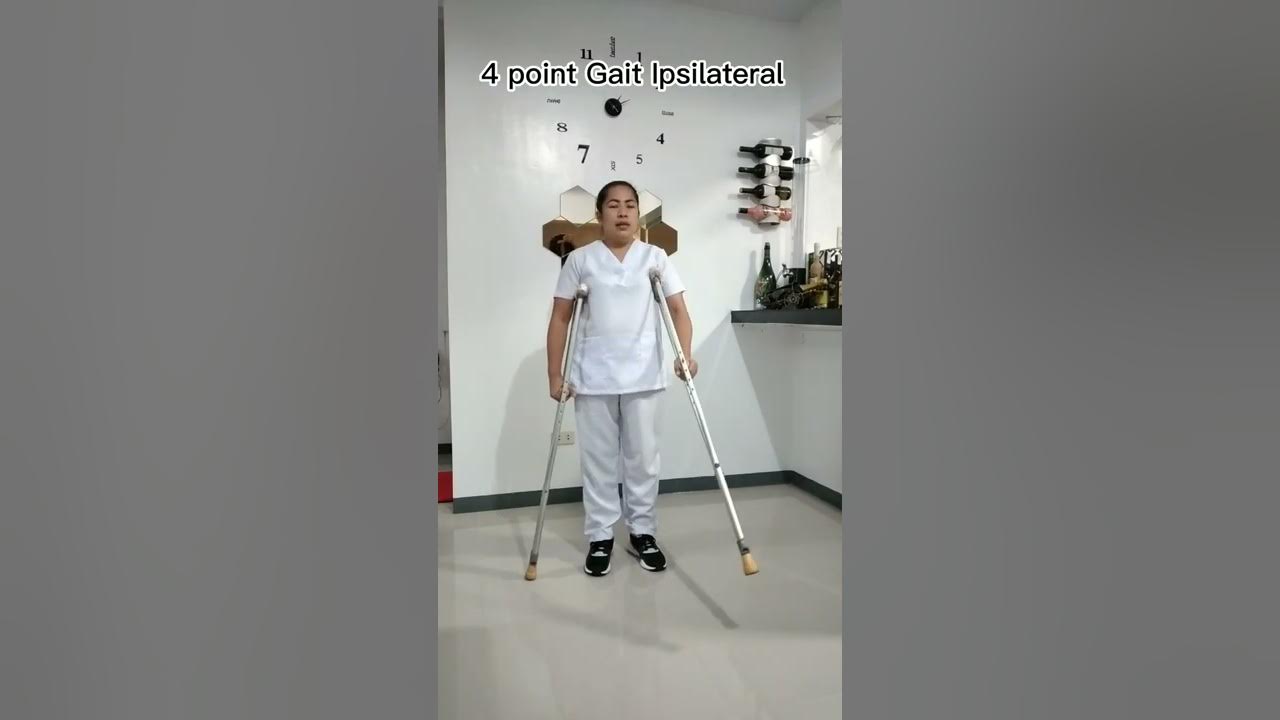 crutches demo with different types of gaits YouTube