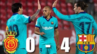 Rcd mallorca vs barcelona [0-4], la liga 2020 - match analysis