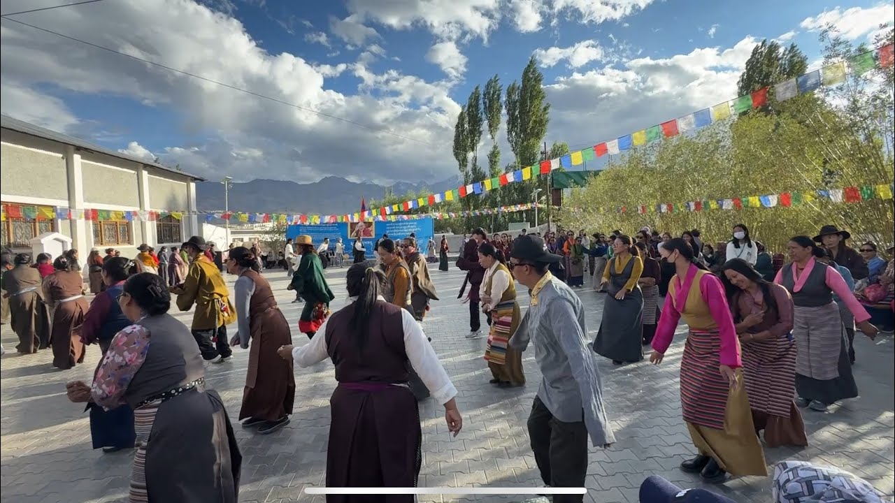 First time in Ladakh Gorshey #dance #gorshey