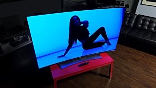 Giant Curved OLED 4K TV