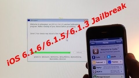 iOS 6.1.6, 6.1.5, 6.1.4, and 6.1.3 Untethered Jailbreak for All iDevices - Windows and Mac