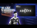 Ae like watermark in alight motion (free preset)