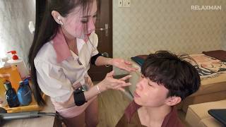 The Lotion Finish Was Insanely Detailed | Vietnam Massage Barber Shop