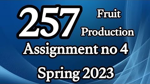 AIOU Code 257 solved Assignment No.4 Spring 2023 #aiou #aiousolveassignments
