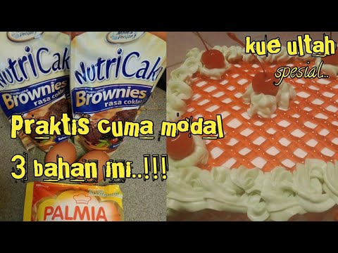  CARA  MUDAH MEMBUAT KUE ULTAH TANPA  MIXER DAN OVEN    YouTube