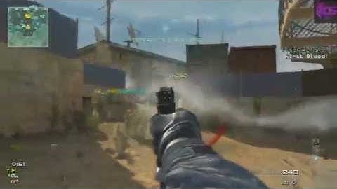 MW3  Fast G18 MOAB secondary machine pistol!