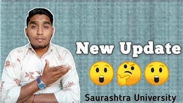 new update for saurashtra university students