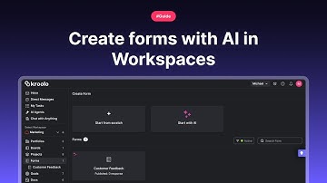 Create forms with AI in Workspaces