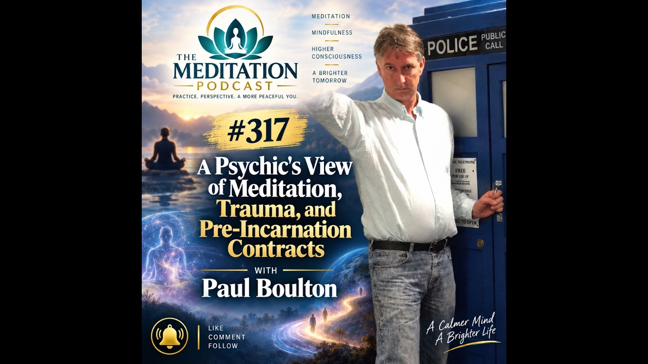 #317 A Psychic's View of Meditation, Trauma, and Pre-Incarnation Contracts — with Paul Boulton