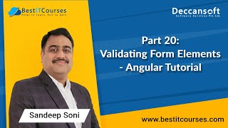 Part 20: Validating Form Elements - Angular Tutorial