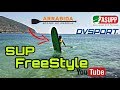 SUP FREESTYLE - TRICKS - ARRÁBIDA Stand Up Paddle (SUP SPOT on Crystal Flatwaters)