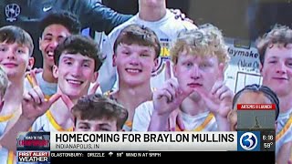 Celebrity Homecoming for UConn's Braylon Mullins at NCAA Tournament Final Four Profile