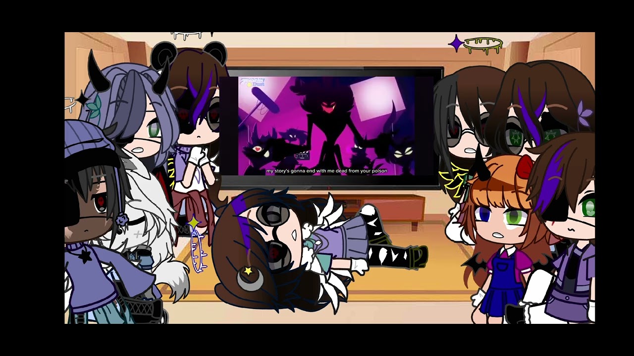 Austin and Evan Aftons family reacts to Posion from Hazbin Hotel//AngelDust solo song.