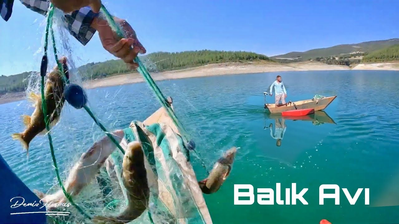 BARAJDA GERME AĞ İLE BALIK AVI / Tuttuk Pişirdik Yedik