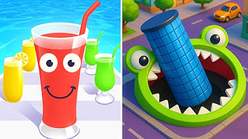 Hole.io vs Juice Run 2025 Max Level Unlocked SpeedRun Gameplay