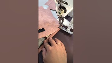 đây là cách cô ấy may dây kéo túi xách không dán keo