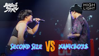SECOND SIZE VS XANICBOY$ | Another World Rap Battle