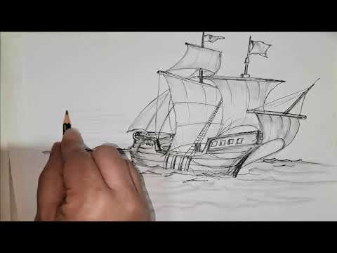 Video: Come Disegnare Una Nave