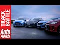 Toyota GR Yaris vs Ford Fiesta ST Edition vs Honda Civic Type R vs VW Golf GTI: Hot Hatch Shootout