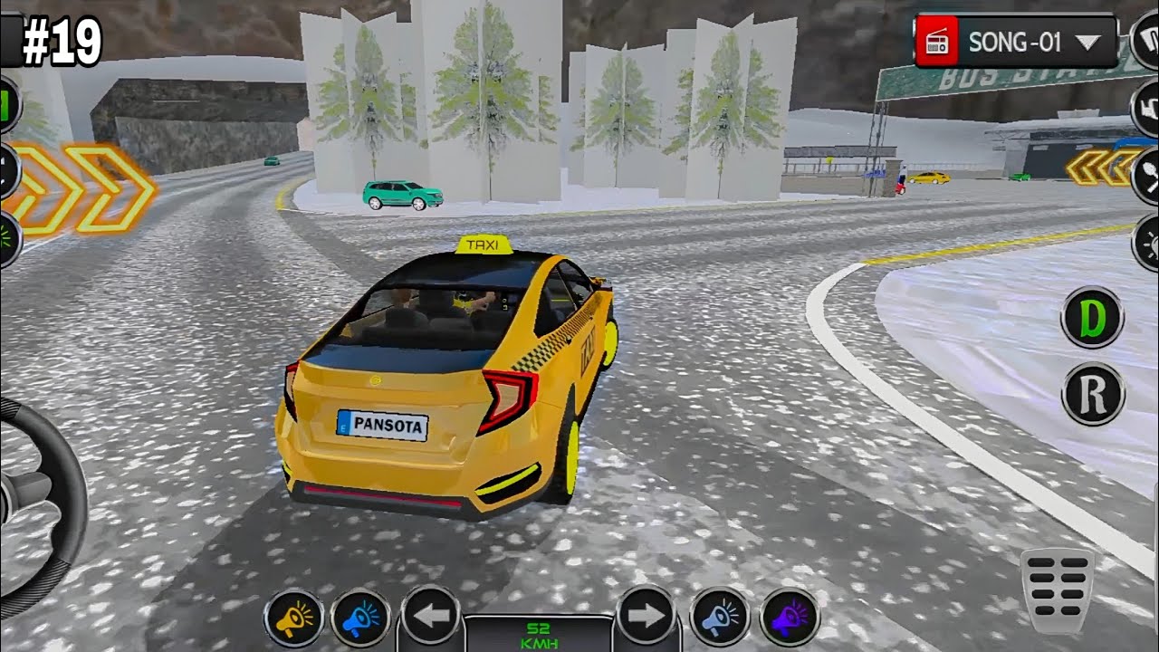 Car Driving Taxi Simulator || Off Road Mode Game Play 