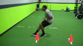 2 Cone Drills  Sprint:Backpedal