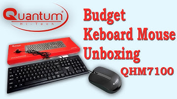 Quantum QHM7100 Keyboard and Mouse Combo | Unboxing