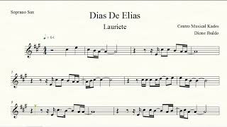 Video thumbnail of "Partitura DIAS DE ELIAS - Lauriete - Sax Soprano"