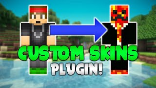 CUSTOM SKINS! | Minecraft Plugin Tutorial