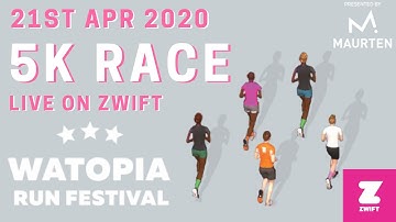 Zwift LIVE | Watopia Run Festival 5K