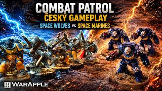 Combat Patrol – Space Wolves vs Space Marines | český gameplay | Bratrovražedný masakr? 🐺⚔️