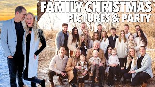 WE WAITED TEN YEARS FOR THIS!!  BIG FAMILY CHRISTMAS PHOTOS AND MASSIVE FAMILY CHRISTMAS PARTY