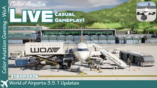 World of Airports | WoA 3.5.1 New 2026 Updates! Color Aviation Gameplay 20260421