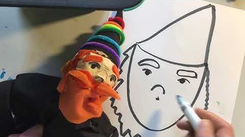 Portrait of ROY G BIV- The Magical Elf of the Color Spectrum!